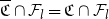 German upper C overbar intersection script upper F Subscript l Baseline equals German upper C intersection script upper F Subscript l