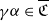 gamma alpha element of German upper C overbar