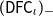 left parenthesis sans serif DFC Subscript iota Baseline right parenthesis Subscript minus