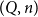 left parenthesis upper Q comma n right parenthesis