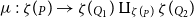 mu colon zeta left parenthesis よ Subscript upper P Baseline right parenthesis right arrow zeta left parenthesis よ Subscript upper Q 1 Baseline right parenthesis amalgamation or coproduct Subscript zeta left parenthesis よ Sub Subscript upper P Subscript right parenthesis Baseline zeta left parenthesis よ Subscript upper Q 2 Baseline right parenthesis