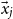 ModifyingAbove x With right arrow Subscript j