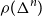 rho left parenthesis normal upper Delta Superscript n Baseline right parenthesis