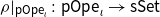 rho vertical bar Subscript sans serif pOpe Sub Subscript iota Subscript Baseline colon sans serif pOpe Subscript iota Baseline right arrow sans serif sSet