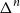 normal upper Delta Superscript n