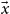 ModifyingAbove x With right arrow