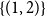 left brace left parenthesis 1 comma 2 right parenthesis right brace