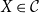 upper X element of script upper C