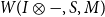 upper W left parenthesis upper I circled times minus comma upper S comma upper M right parenthesis