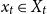 x Subscript t Baseline element of upper X Subscript t
