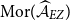 Mor left parenthesis ModifyingAbove script upper A With caret Subscript upper E upper Z Baseline right parenthesis