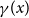 gamma left parenthesis x right parenthesis