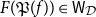 upper F left parenthesis German upper P left parenthesis f right parenthesis right parenthesis element of sans serif upper W Subscript script upper D