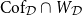 Cof Subscript script upper D Baseline intersection upper W Subscript script upper D