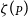 zeta left parenthesis よ Subscript upper P Baseline right parenthesis