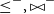 less than or equals Superscript minus Baseline comma bowtie Superscript minus Baseline