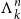normal upper Lamda Subscript k Superscript n