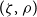 left parenthesis zeta comma rho right parenthesis