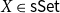 upper X element of sans serif sSet