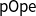 sans serif pOpe