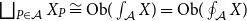 square union Underscript upper P element of script upper A Endscripts upper X Subscript upper P Baseline approximately equals normal upper O normal b left parenthesis integral Underscript script upper A Endscripts upper X right parenthesis equals normal upper O normal b left parenthesis contour integral Underscript script upper A Endscripts upper X right parenthesis