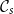 script upper C Subscript s