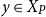 y element of upper X Subscript upper P
