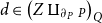 d element of left parenthesis upper Z amalgamation or coproduct Subscript partial differential よ Sub Subscript upper P Subscript Baseline よ Subscript upper P Baseline right parenthesis Subscript upper Q