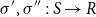 sigma prime comma sigma double prime colon upper S right arrow upper R