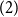left parenthesis 2 right parenthesis