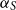 alpha Subscript upper S