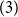 left parenthesis 3 right parenthesis