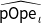 ModifyingAbove sans serif pOpe Subscript iota Baseline With caret