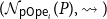 left parenthesis script upper N Subscript sans serif pOpe Sub Subscript iota Subscript Baseline left parenthesis upper P right parenthesis comma right squiggle arrow right parenthesis