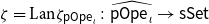 zeta equals normal upper L normal a normal n Subscript よ Baseline zeta Subscript sans serif pOpe Sub Subscript iota Subscript Baseline colon ModifyingAbove sans serif pOpe Subscript iota Baseline With caret right arrow sans serif sSet