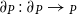 partial differential Subscript upper P Baseline colon partial differential よ Subscript upper P Baseline right arrow よ Subscript upper P Baseline