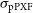 sigma Subscript normal p normal upper P normal upper X normal upper F