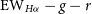 normal upper E normal upper W Subscript upper H alpha Baseline minus g minus r