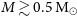 upper M greater than or equivalent to 0.5 normal upper M Subscript circled dot