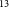 Superscript 13