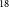 Superscript 18