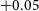 plus 0.05