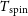 upper T Subscript spin