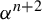 alpha Superscript n plus 2