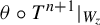 theta ring upper T Superscript n plus 1 Baseline vertical bar Subscript upper W Sub Subscript z Subscript Baseline