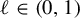 script l element of left parenthesis 0 comma 1 right parenthesis