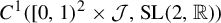upper C Superscript 1 Baseline left parenthesis left bracket 0 comma 1 right parenthesis squared times script upper J comma upper S upper L left parenthesis 2 comma double struck upper R right parenthesis right parenthesis