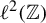 script l squared left parenthesis double struck upper Z right parenthesis