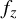 f Subscript z