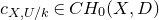 c Subscript upper X comma upper U divided by k Baseline element of upper C upper H 0 left parenthesis upper X comma upper D right parenthesis